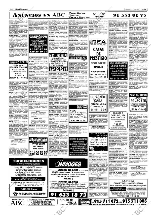 ABC MADRID 10-11-2002 página 90