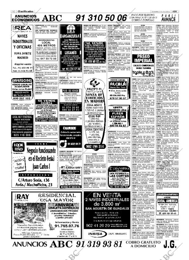 ABC MADRID 10-11-2002 página 92