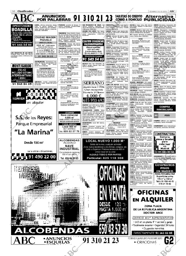 ABC MADRID 10-11-2002 página 98