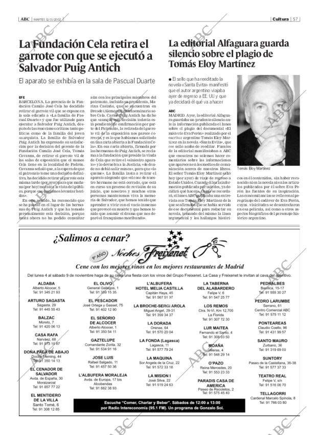 ABC MADRID 12-11-2002 página 57