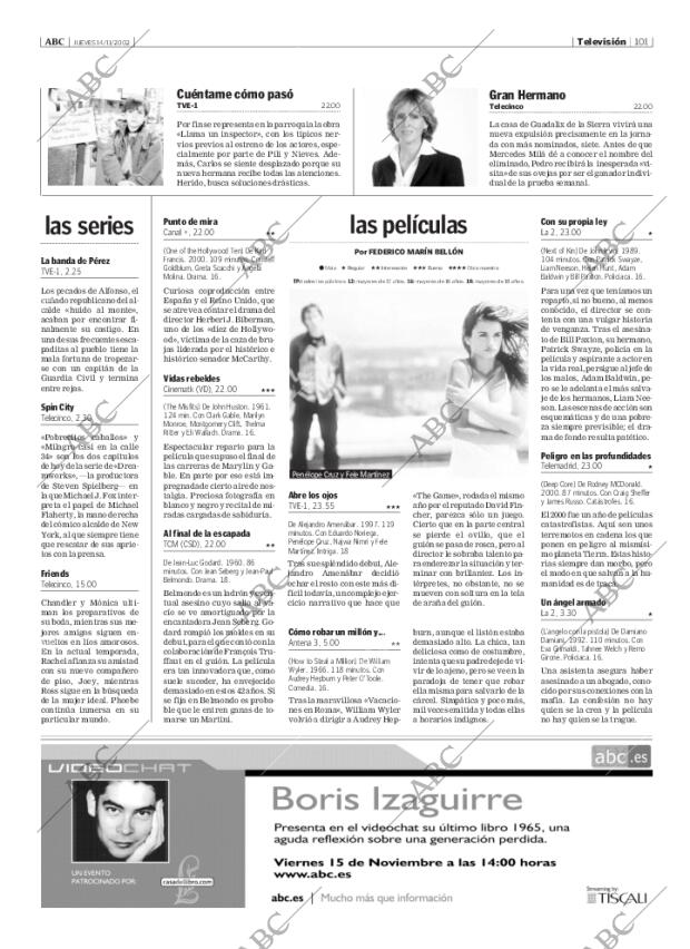 ABC MADRID 14-11-2002 página 101