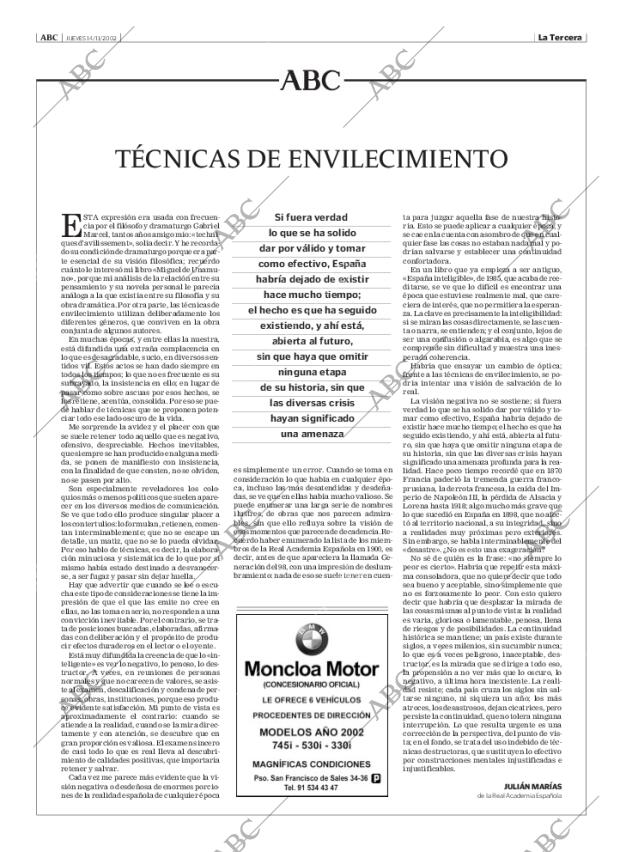 ABC MADRID 14-11-2002 página 3
