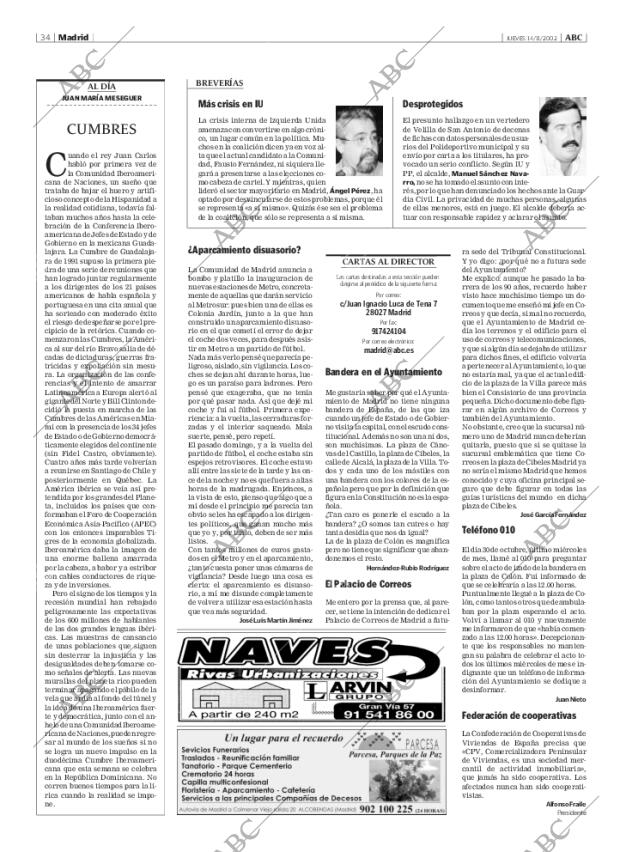 ABC MADRID 14-11-2002 página 34