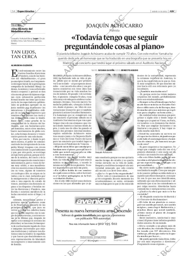 ABC MADRID 14-11-2002 página 54