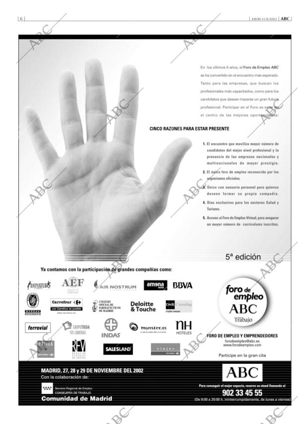 ABC MADRID 14-11-2002 página 6