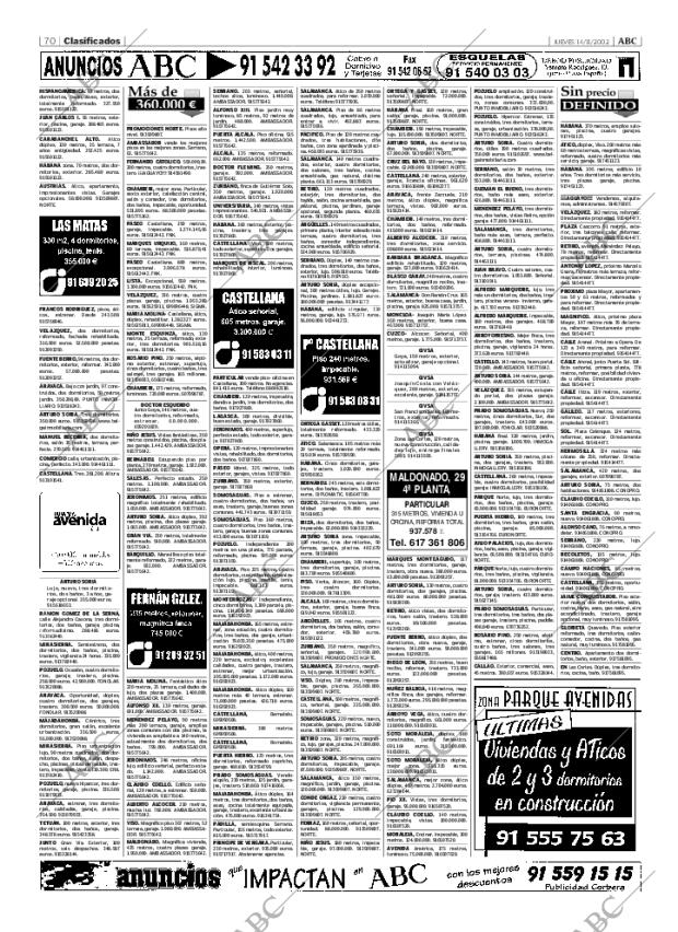 ABC MADRID 14-11-2002 página 70