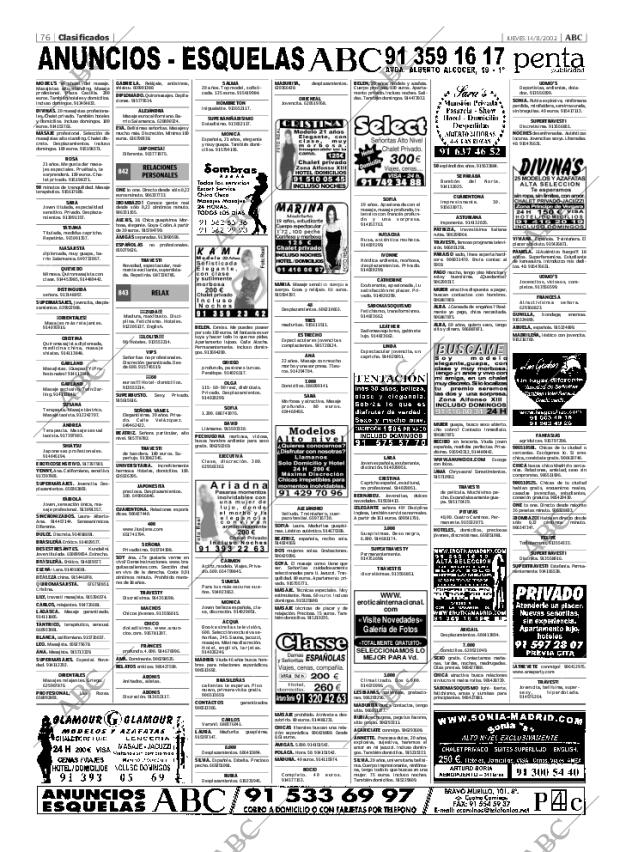 ABC MADRID 14-11-2002 página 76