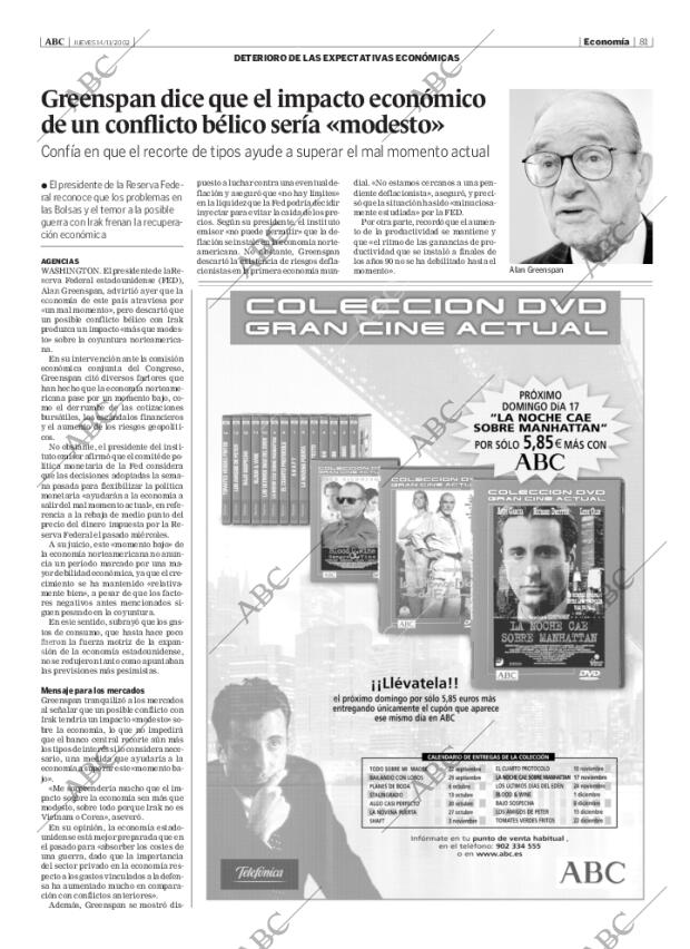 ABC MADRID 14-11-2002 página 81