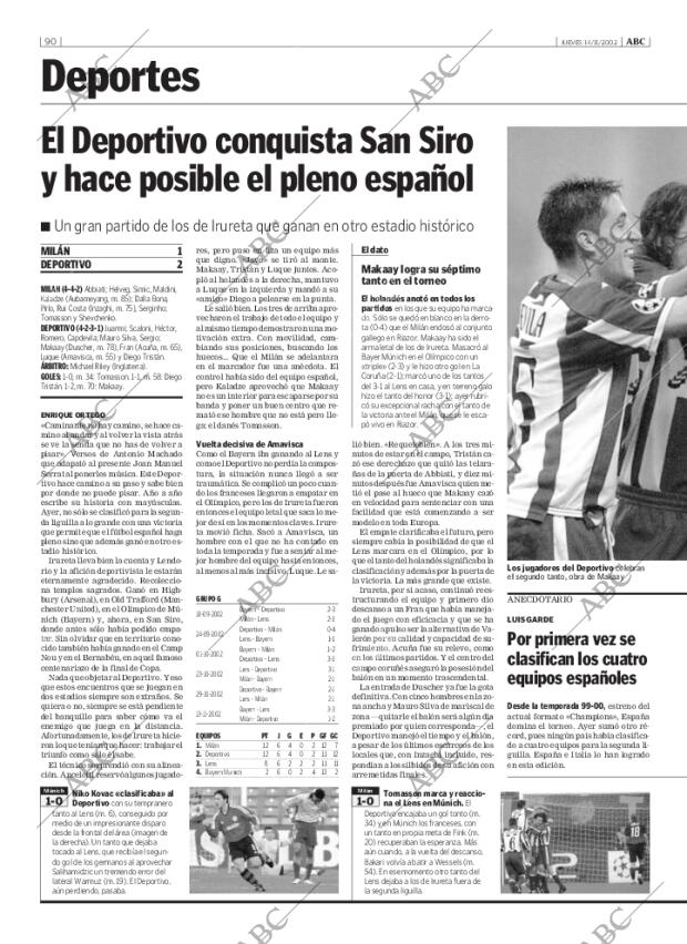 ABC MADRID 14-11-2002 página 90