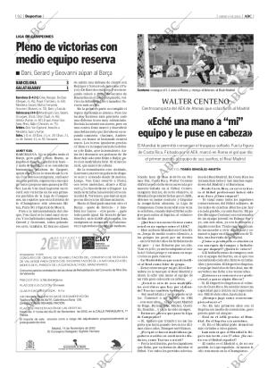 ABC MADRID 14-11-2002 página 92