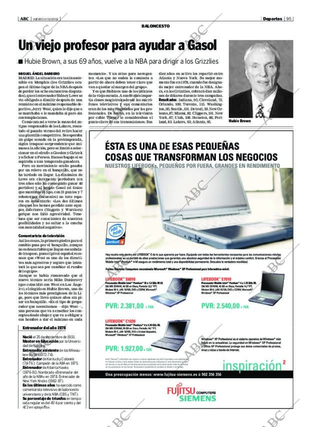 ABC MADRID 14-11-2002 página 95