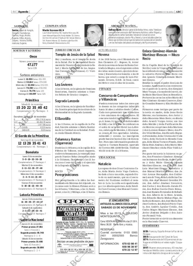 ABC SEVILLA 17-11-2002 página 44