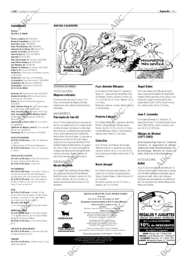 ABC SEVILLA 17-11-2002 página 45