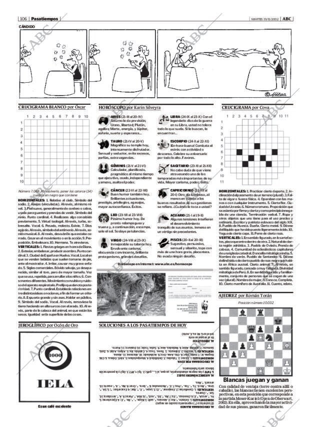 ABC MADRID 19-11-2002 página 106
