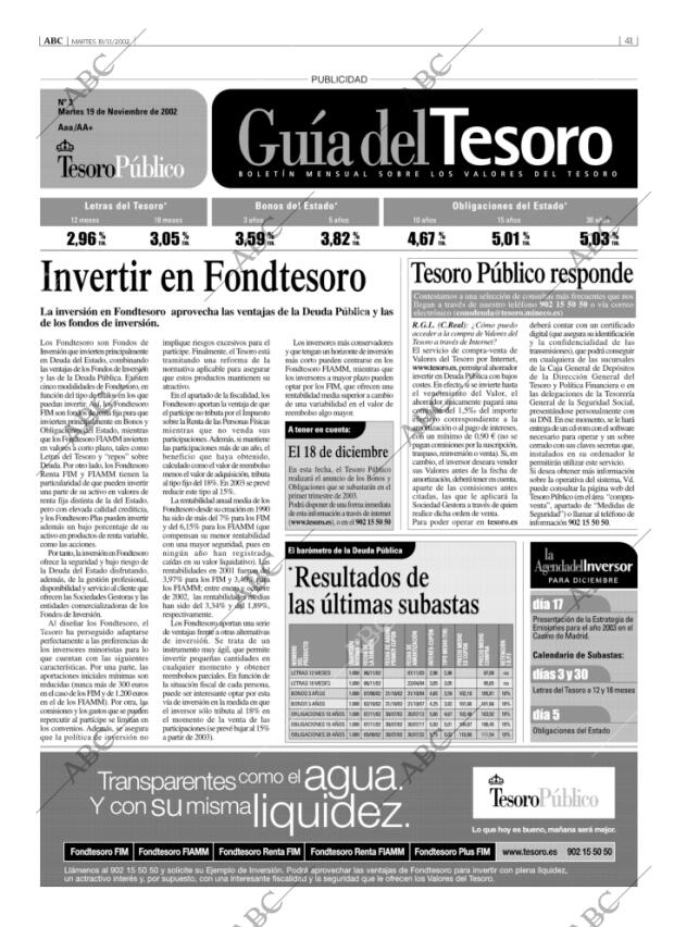 ABC MADRID 19-11-2002 página 41