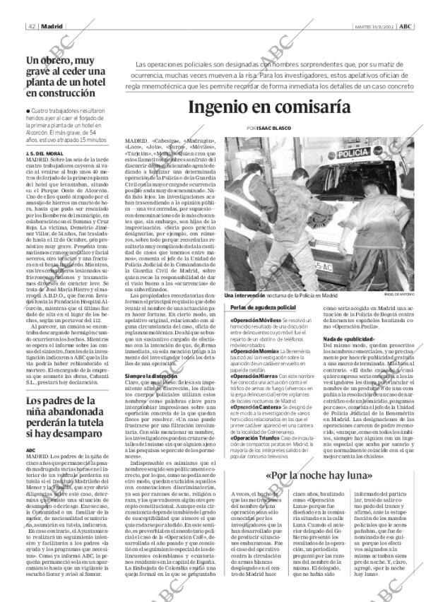 ABC MADRID 19-11-2002 página 42