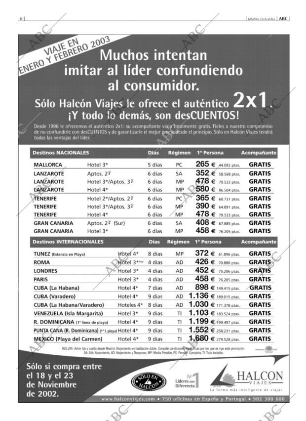 ABC MADRID 19-11-2002 página 6