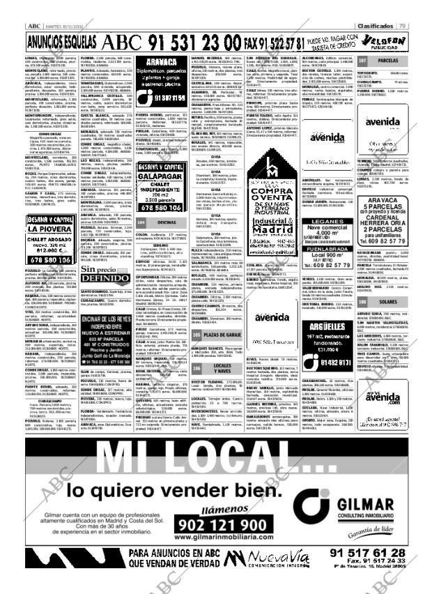 ABC MADRID 19-11-2002 página 79