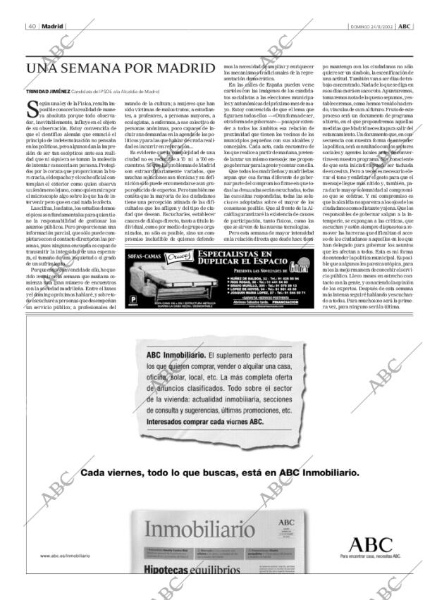 ABC MADRID 24-11-2002 página 40