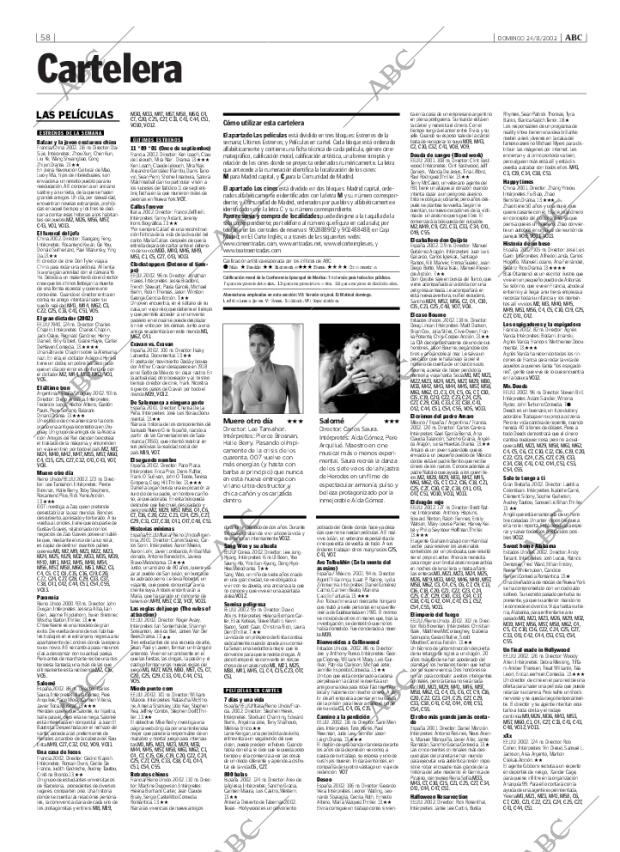 ABC MADRID 24-11-2002 página 58