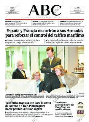 ABC MADRID 28-11-2002 página 1