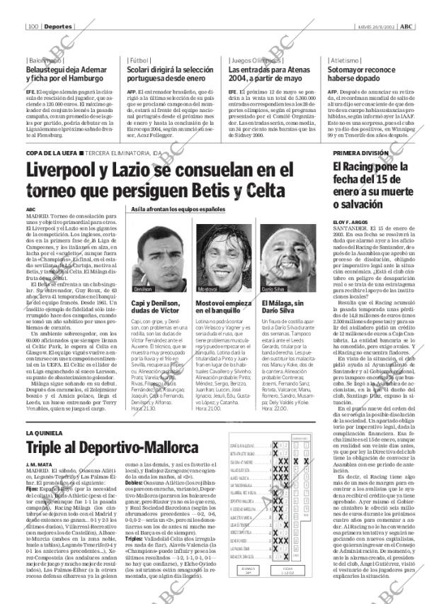 ABC MADRID 28-11-2002 página 100