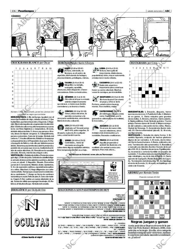 ABC MADRID 28-11-2002 página 106