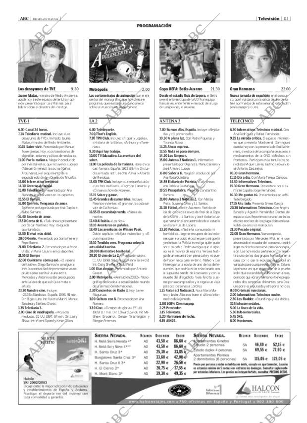 ABC MADRID 28-11-2002 página 111