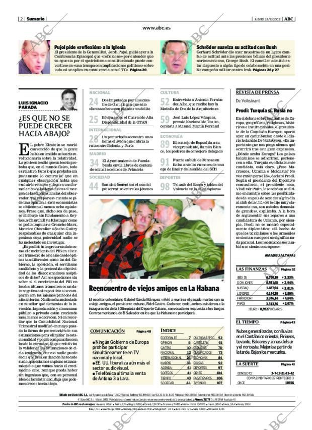 ABC MADRID 28-11-2002 página 2