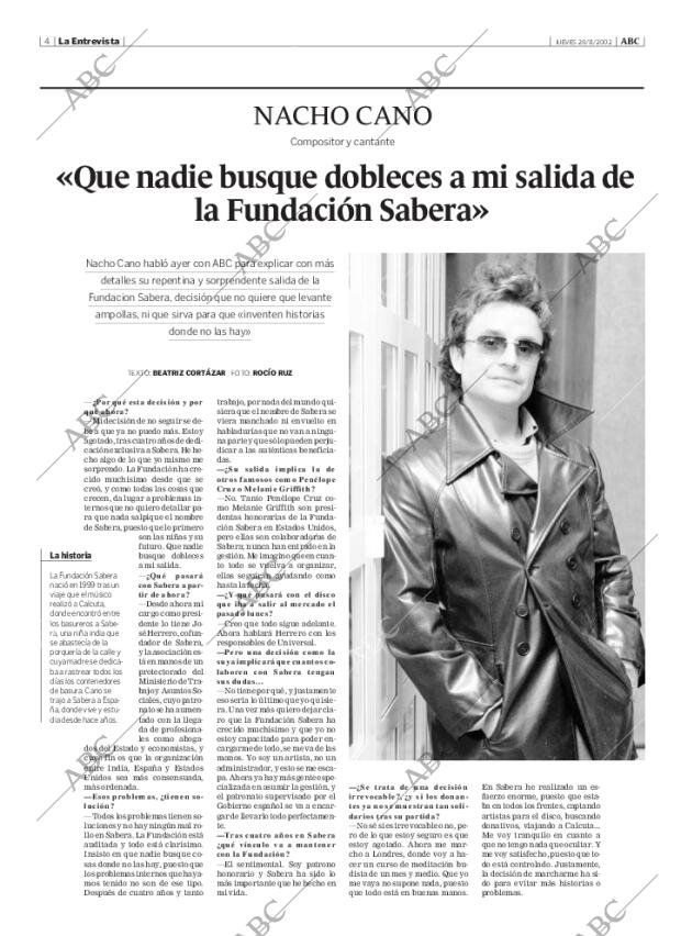ABC MADRID 28-11-2002 página 4