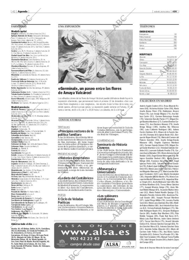 ABC MADRID 28-11-2002 página 42