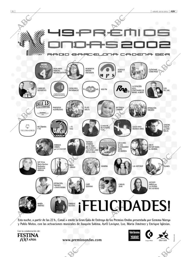 ABC MADRID 28-11-2002 página 6
