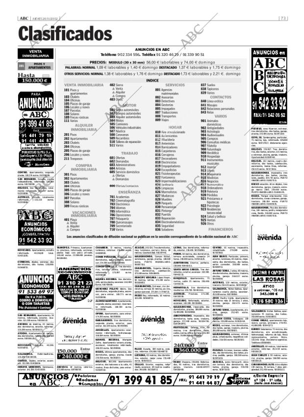 ABC MADRID 28-11-2002 página 73
