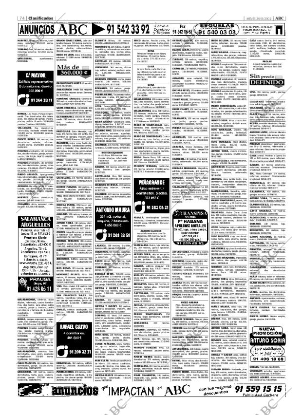 ABC MADRID 28-11-2002 página 74