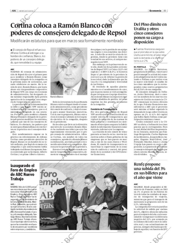 ABC MADRID 28-11-2002 página 89
