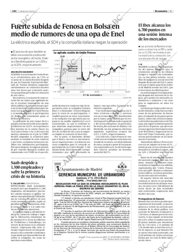 ABC MADRID 28-11-2002 página 91