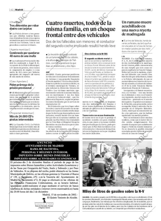 ABC MADRID 30-11-2002 página 42