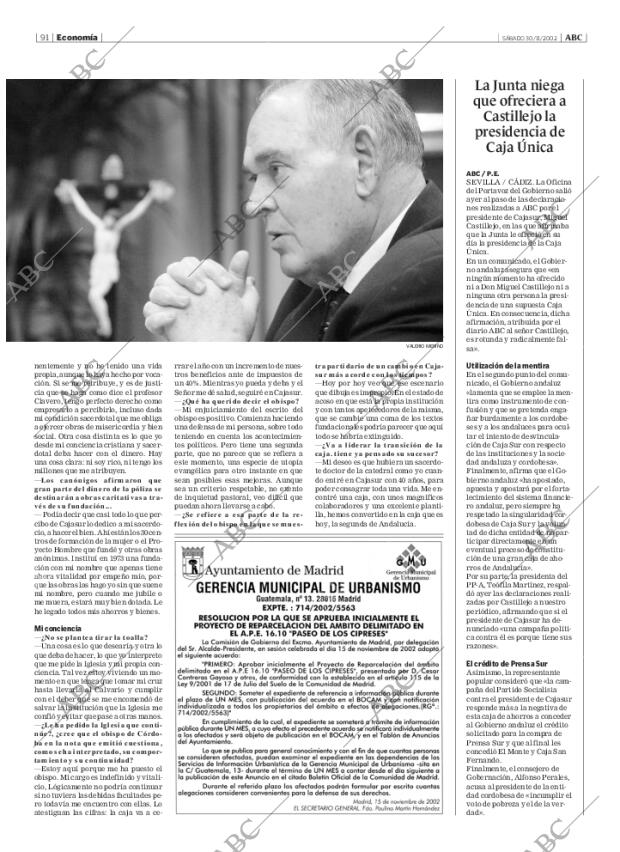 ABC MADRID 30-11-2002 página 91