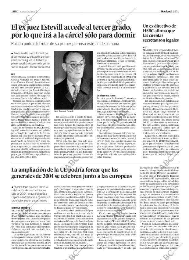 ABC MADRID 05-12-2002 página 23