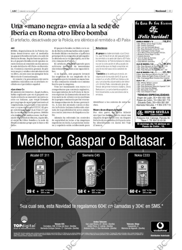 ABC SEVILLA 14-12-2002 página 19