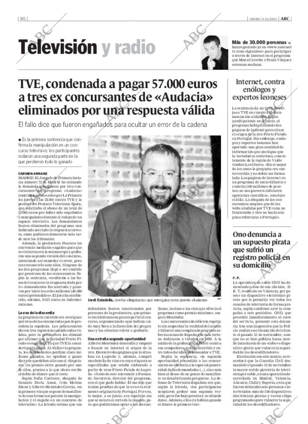 ABC SEVILLA 14-12-2002 página 90