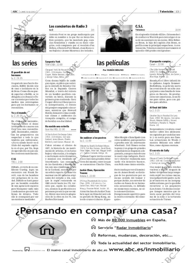 ABC MADRID 16-12-2002 página 101