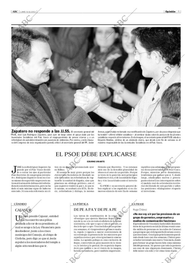 ABC MADRID 16-12-2002 página 5