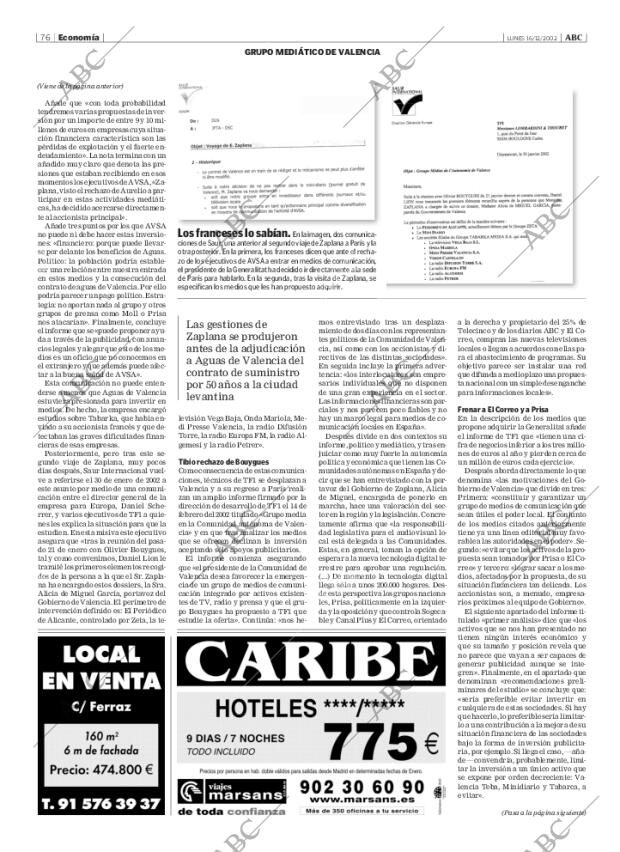 ABC MADRID 16-12-2002 página 76