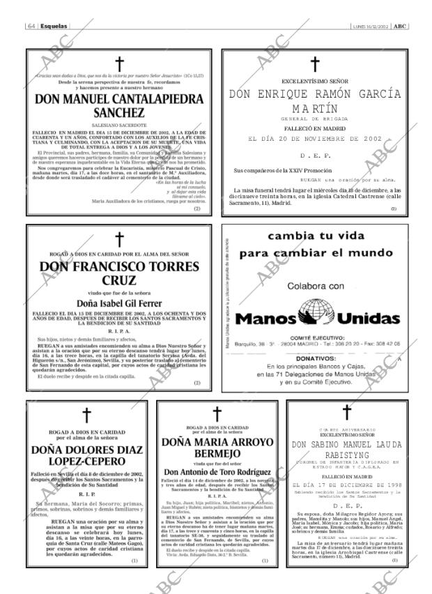 ABC SEVILLA 16-12-2002 página 64