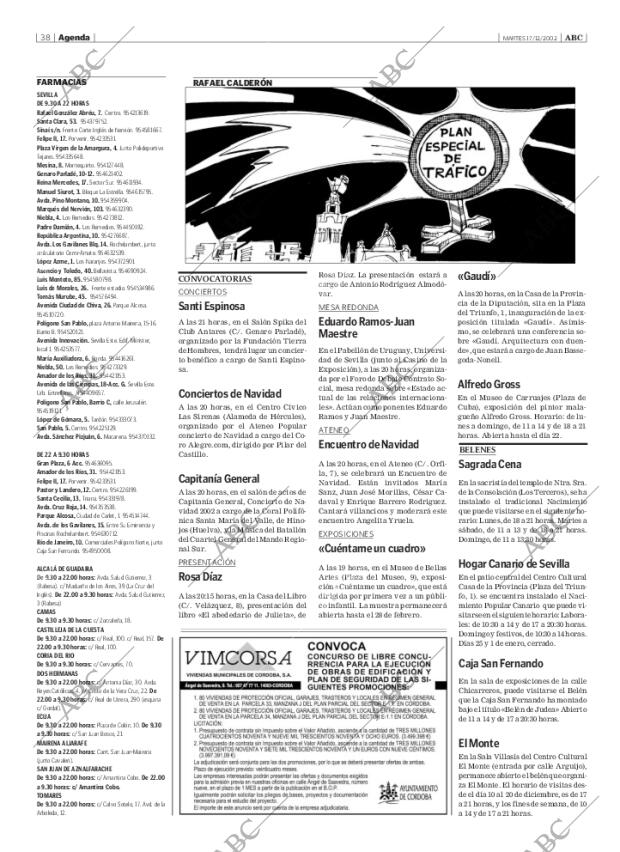 ABC SEVILLA 17-12-2002 página 38