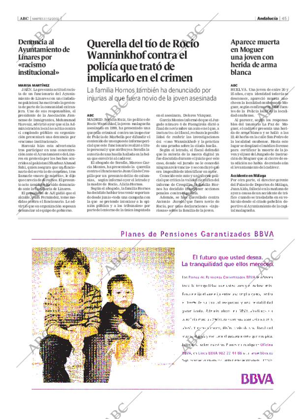 ABC SEVILLA 17-12-2002 página 45