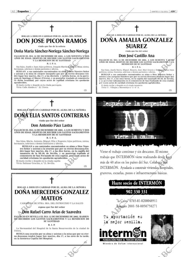 ABC SEVILLA 17-12-2002 página 62