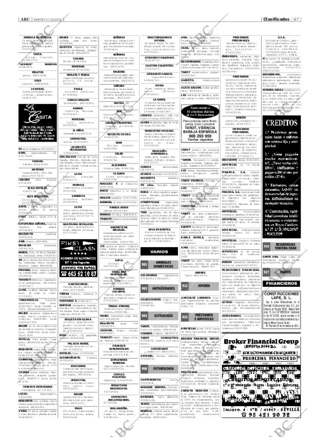 ABC SEVILLA 17-12-2002 página 67