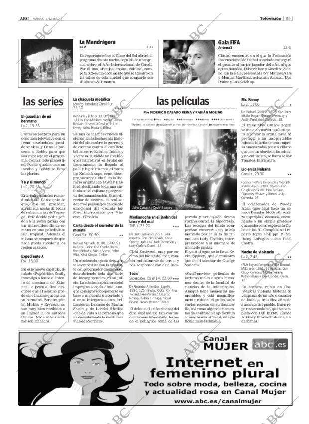ABC SEVILLA 17-12-2002 página 85